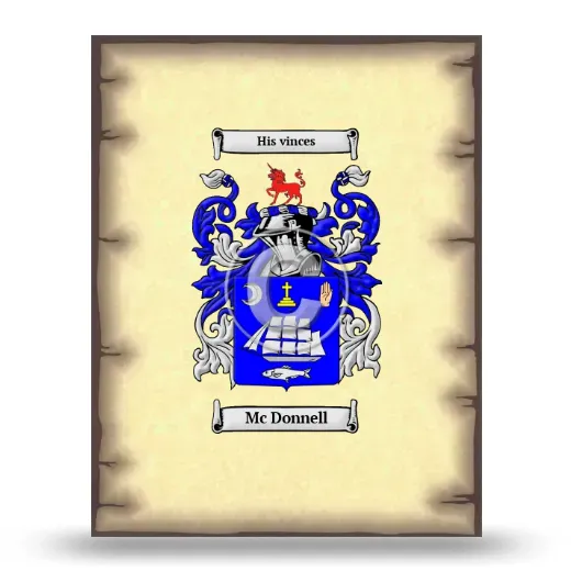 Mc Donnell Coat of Arms Print
