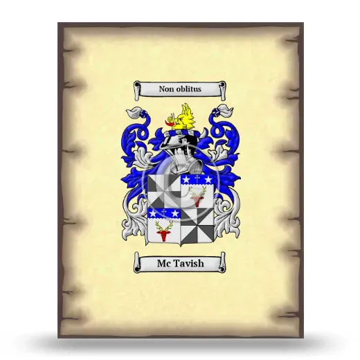 Mc Tavish Coat of Arms Print