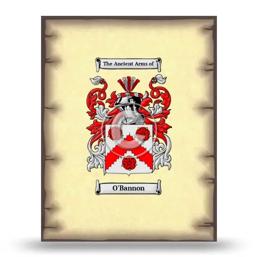 O'Bannon Coat of Arms Print