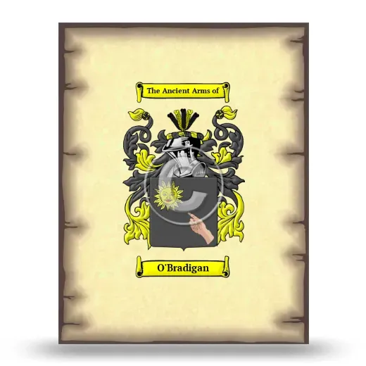 O'Bradigan Coat of Arms Print