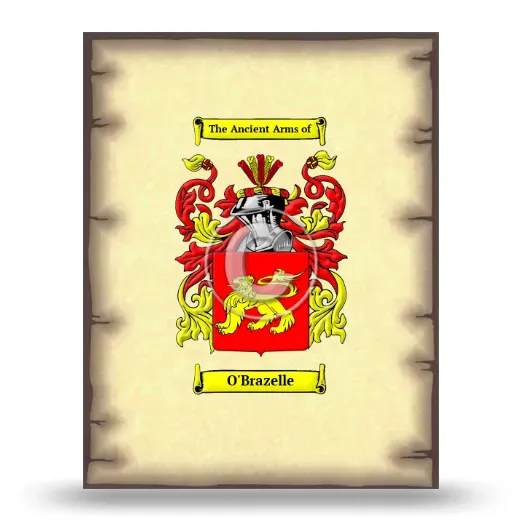 O'Brazelle Coat of Arms Print