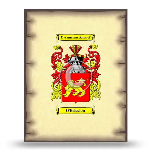 O'Brisslen Coat of Arms Print