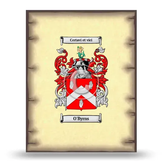 O'Byrns Coat of Arms Print