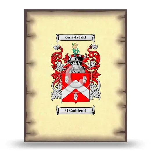 O'Caddend Coat of Arms Print
