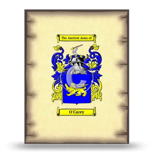 O'Carey Coat of Arms Print