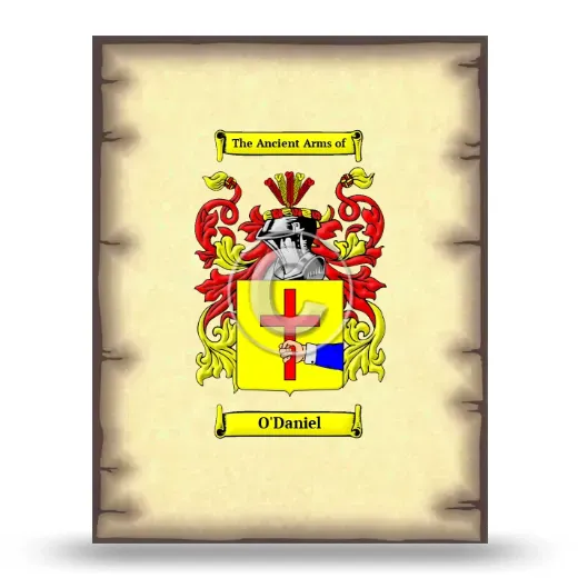O'Daniel Coat of Arms Print