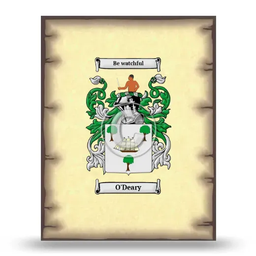 O'Deary Coat of Arms Print