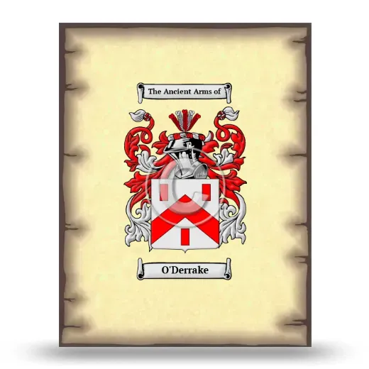 O'Derrake Coat of Arms Print