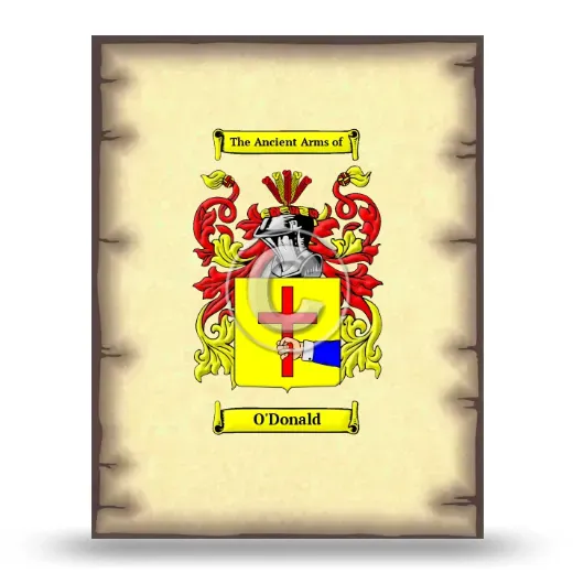 O'Donald Coat of Arms Print
