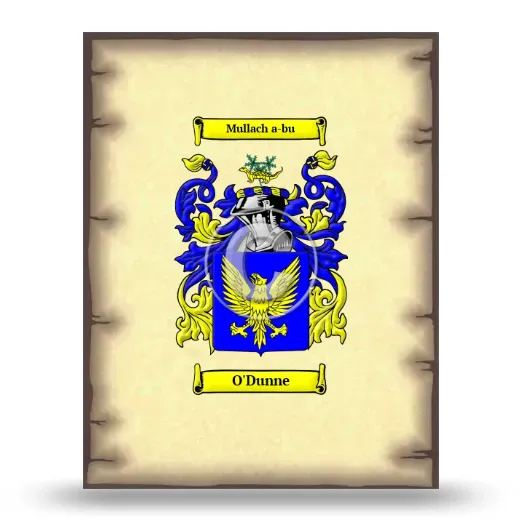 O'Dunne Coat of Arms Print