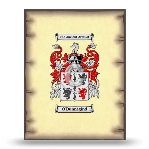 O'Dunnegind Coat of Arms Print