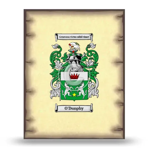 O'Dunphy Coat of Arms Print