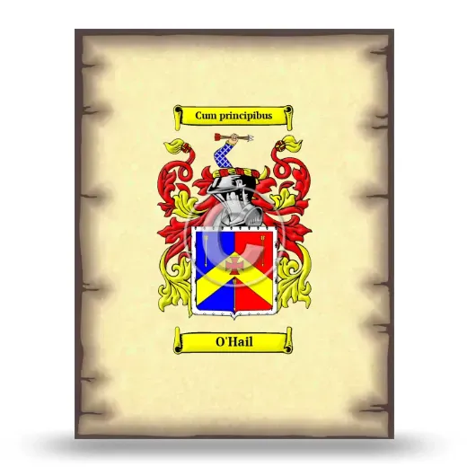 O'Hail Coat of Arms Print