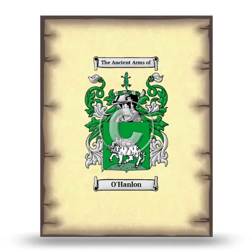 O'Hanlon Coat of Arms Print
