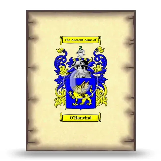 O'Hanvind Coat of Arms Print