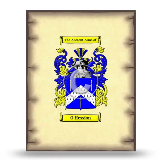 O'Hession Coat of Arms Print