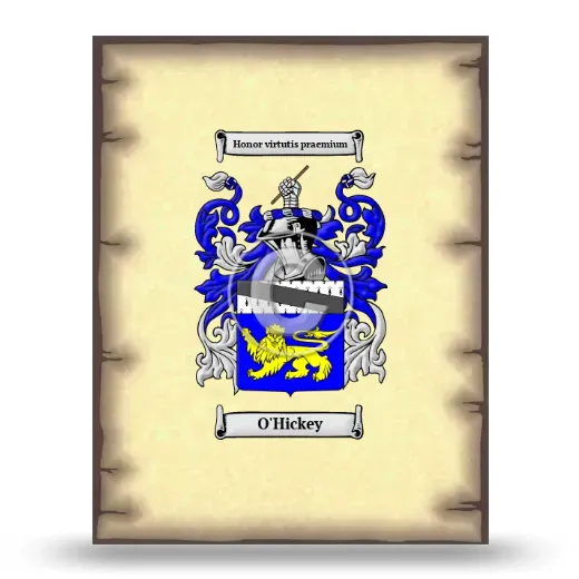 O'Hickey Coat of Arms Print