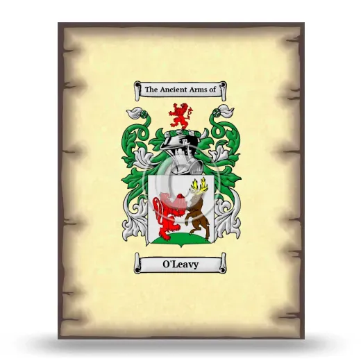 O'Leavy Coat of Arms Print