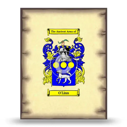 O'Linn Coat of Arms Print