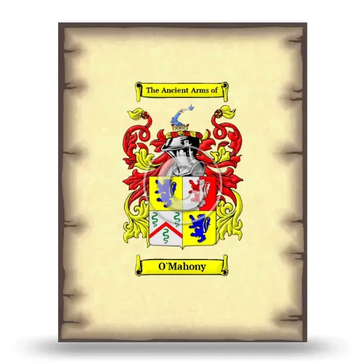 O'Mahony Coat of Arms Print
