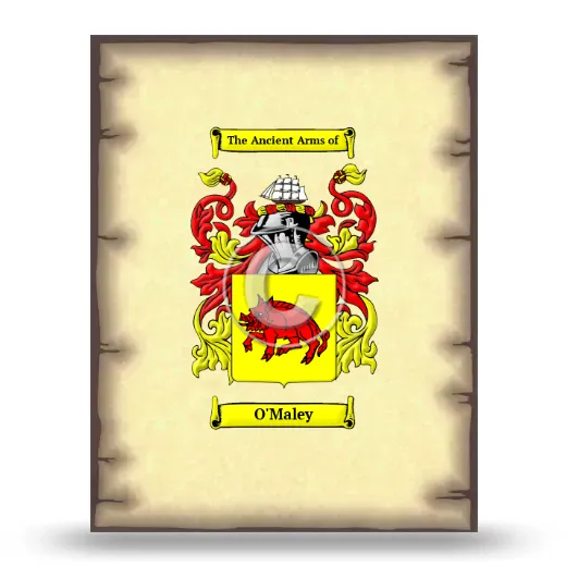O'Maley Coat of Arms Print