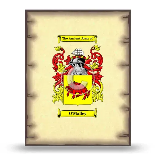 O'Malley Coat of Arms Print