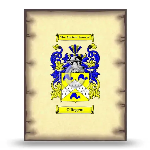 O'Regent Coat of Arms Print