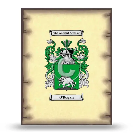 O'Rogan Coat of Arms Print