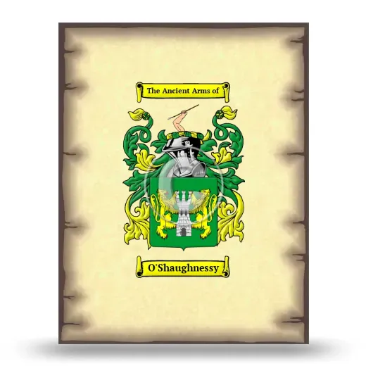 O'Shaughnessy Coat of Arms Print