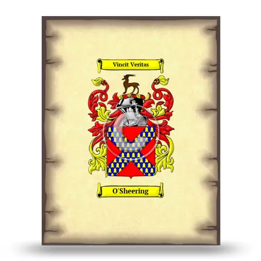 O'Sheering Coat of Arms Print