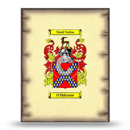 O'Shirrane Coat of Arms Print