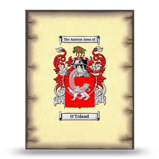 O'Toland Coat of Arms Print