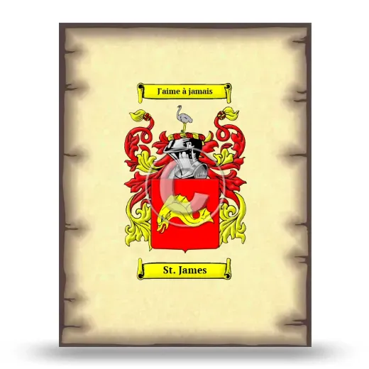 St. James Coat of Arms Print