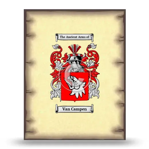 Van Campen Coat of Arms Print