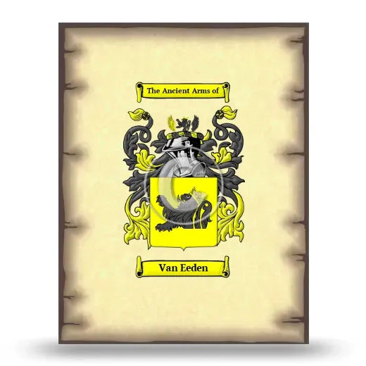Van Eeden Coat of Arms Print