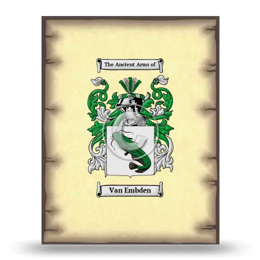Van Embden Coat of Arms Print