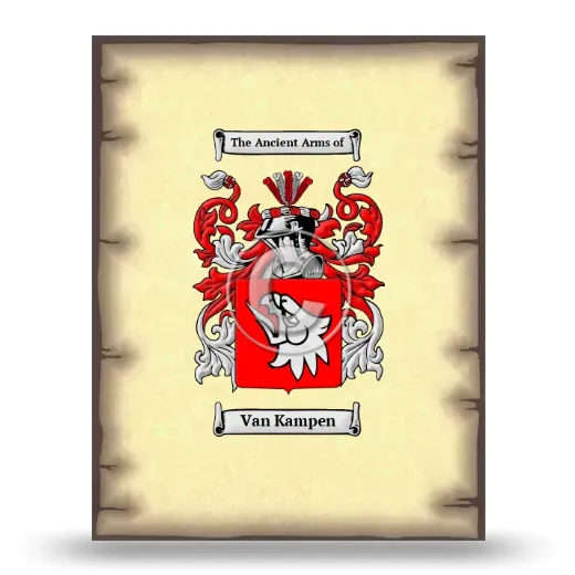 Van Kampen Coat of Arms Print
