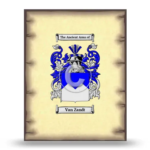 Van Zandt Coat of Arms Print