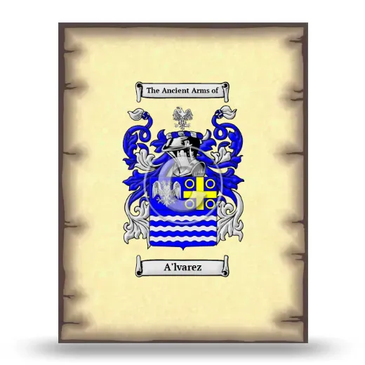 A'lvarez Coat of Arms Print