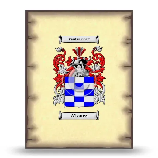 A'lvarez Coat of Arms Print
