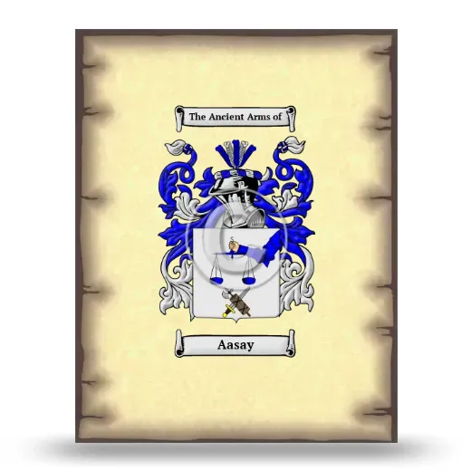 Aasay Coat of Arms Print