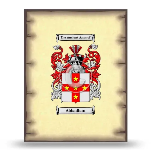 Abbadhan Coat of Arms Print