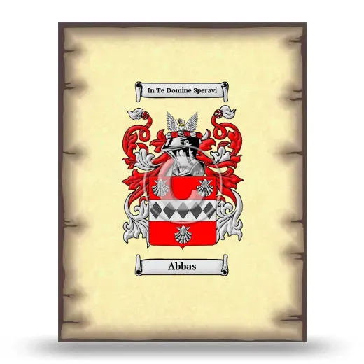 Abbas Coat of Arms Print