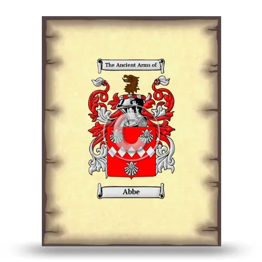 Abbe Coat of Arms Print