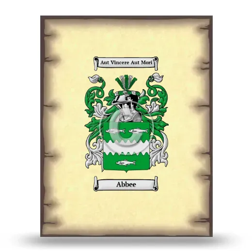 Abbee Coat of Arms Print