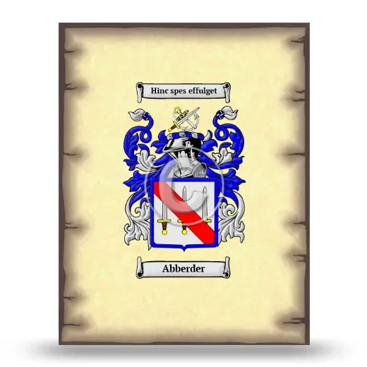 Abberder Coat of Arms Print