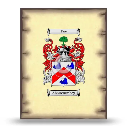 Abbircrumbey Coat of Arms Print