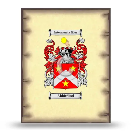 Abbirdind Coat of Arms Print