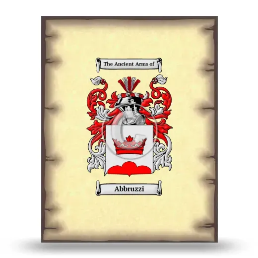 Abbruzzi Coat of Arms Print