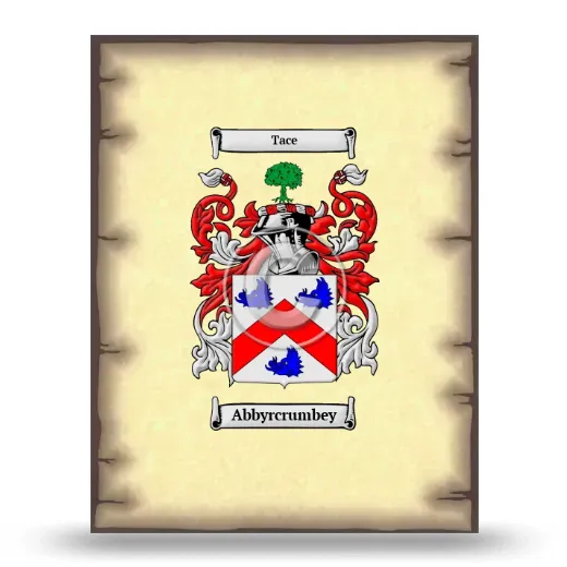 Abbyrcrumbey Coat of Arms Print